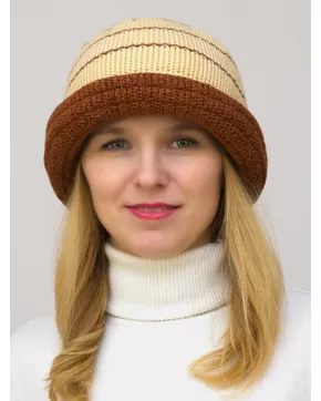Шляпа женская весна-осень Veronica (Цвет коричневый)
