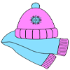 Зимние комплекты (шапка+снуд/шарф)