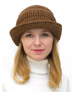 Шляпа женская весна-осень Анри (Цвет темно-коричневый)