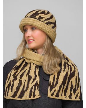 Комплект шляпа+шарф женский весна-осень Mariana (Цвет бежевый)