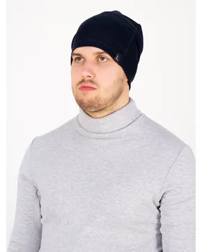 Шапка мужская Карл спорт (Цвет синий)