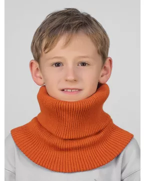 Снуд воротник для мальчика Вега (Цвет оранжевый)