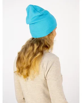 Шапка женская весна-осень Кружева (Цвет бирюзовый)