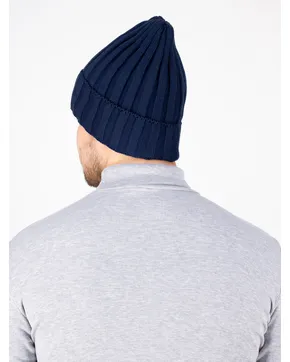 Шапка мужская весна-осень Мира (Цвет синий)